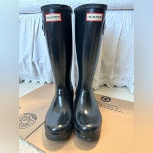 Hunter kids boots Girls size 6